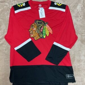 NHL Chicago Blackhawks Bedard 98 Hockey Jersey Long Sleeve 2XL